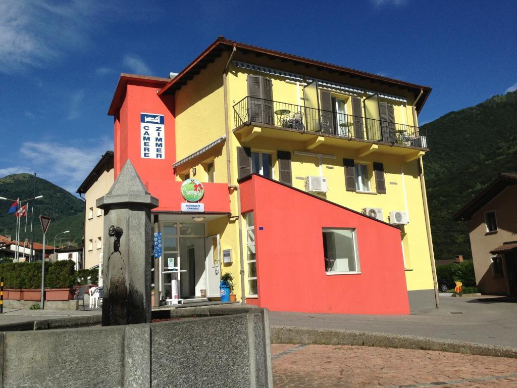 Hotel Ristorante Camoghe Isone Buitenkant foto